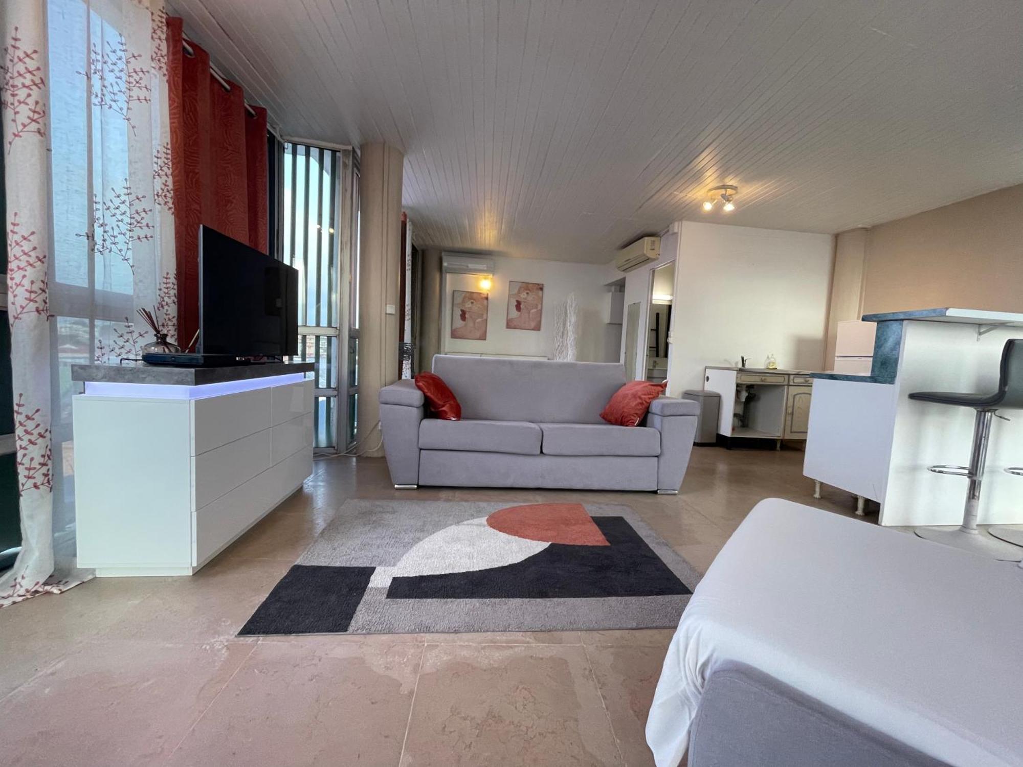 Penthouse Seaside 10 Min Port, Croisiere Et Aeroport Apartment Пойнт а Питр Екстериор снимка